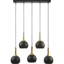 Modavize Bella Modern Salon - Mutfak - Cafe Metal Sıvama Sarkıt Avize