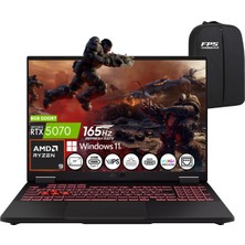 Asus Tuf Gaming A16 FA608PP-RV159 Ryzen 9 8940HX RTX5070 24GB Ram 512GB SSD 16" Fhd+ IPS 165Hz W11 Taşınabilir Bilgisayar