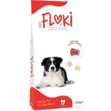 Floki Yavru Köpek Maması Biftekli & Pirinçli 15 kg