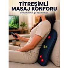 Ps Ergonomik Isıtmalı Bel Masaj Minderi Sırt Destek Minderi