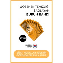 Mjcare Siyah Nokta ve Gözenek Bakımı İçin Burun Bandı 10'lu - Derinlemesine Arındırıcı ve Sıkılaştırıcı Bakım