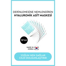 Mjcare On Hyaluronic Acid Mask 10'lu - Yoğun Nemlendirici ve Dolgunlaştırıcı Yüz Maskesi