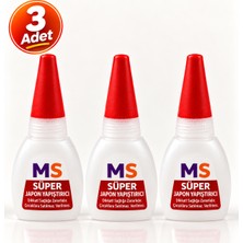 Monosepet 3 Adet Süper Güçlü Japon Yapıştırıcısı 15 gr Şeffaf Hızlı Kuruyan Çabuk Donar Çok Amaçlı Yapıştırıcı