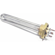 Sern 17CM 1 1/4 Inç CR304 Vidalı 1250W+1250W=2500W Isıtıcı Rezistans