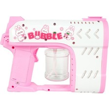 MEGA Bubble Blaster Işıklı ve Müzikli Çift Çıkışlı Köpük Tabancası Pembe