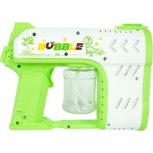 MEGA Bubble Blaster Işıklı ve Müzikli Çift Çıkışlı Köpük Tabancası Yeşil