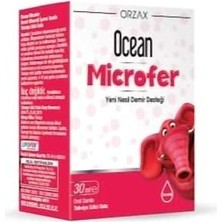 Ocean Microfer 30 ml Damla Demir Takviyesi Bebekler İçin Pratik Kullanım Türkiye Menşeli