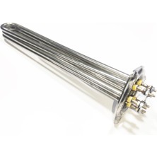 Sern 6kw Üçgen Flanş (Büyük) 31CM 380V Trifaze Sanayi Isıtıcı Rezistansı