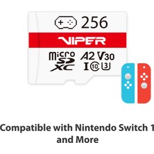 Patriot 256GB Viper Gaming Series V30 A2 Micro Sd Hafıza Kartı (PV256GGM32MCX)