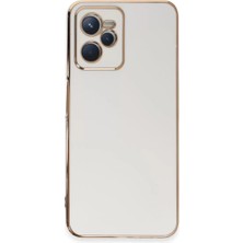 Realme C35 Uyumlu Kılıf Volet Silikon - Beyaz