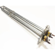Sern Üçgen Flanş 4kw 230V 35CM Kovanlı Tank Isıtıcı Rezistansı