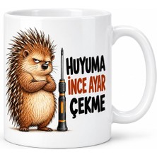Gees Global Ince Ayar Tasarımlı Porselen Kupa - Model 815