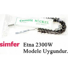 Sern Simfer Etna 2300W Modele Uyumlu 2500W Infrared Soba Isıtıcı Rezistans Teli (Yatay)