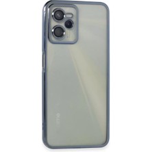 Realme C35 Uyumlu Kılıf Razer Lensli Silikon - Açık Mavi
