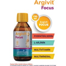 Argivit Focus 150 ml Sıvı Formda Multivitamin ve Multimineral İçeren Ürün 4 Yaş ve Üzeri İçin