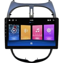 Peugeot 206 Android Multimedya Sistemi (2006-2011) ((4gb Ram - 64GB Hafıza))