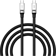 Sunix 60W Usb-C Şarj ve Data Kablosu Siyah Sc-66