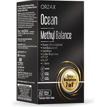 Orzax Ocean Methyl Balance 60 Kapsül Enerji Artırıcı Betain Metilkobalamin Metilfolat İçerir