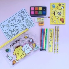 Syn Shop Pompompurin Sanrio Kırtasiye Boyama Seti Kuromi Hello Kitty Arkadaşları Doğum Günü Hediye
