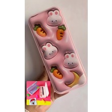 Syn Shop Kawaii Cinnamoroll Rabbit Tavşan Havuç Ay 2bölmeli Kalemlik Kalem Kutu Okul Ofis Ihtiyaçları