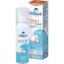 Sterimar Bebek Burun Spreyi %100 Doğal Deniz Suyu 0-3 Yaş Tıkalı Burun Açıcı 50 ml Hijyenik Ambalaj
