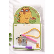 Syn Shop Capybara Kapibara Yaz Sil Tahtası Elmas Mozaik Kendin Yap Dıy Boyama Seti Boncuklu Taşlı Taşlama