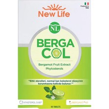 New Life Bergacol 60 Tablet Bergamot Meyve Ekstresi ile Kolesterol Düzeyinin Korunmasına Yardımcı
