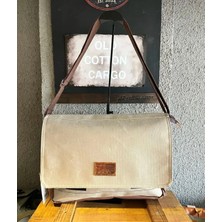 Old Cotton Cargo Laptop Çantası 7171 5 Boıse Computer Bag W32 H 40 D 10