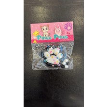 Syn Shop Kedi Pati Patisi Taba Siyah Pembe Fu Fu Moj Moj Yumuşak Squishy Stress Oyuncak Sukuşi Pullu