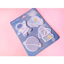 Syn Shop Astronot Uzay Gemi Gezengen Ufo Planet Pati Post It Postit Yapışkanlı Not Kağıdı Kore Japon