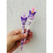 Syn Shop Kuromi 2ADET Versatil Uçlu Mekanik Basmalı Kalem 07 Uç Y2K Kpop Kırtasiye Okul Ofis Ihtiyaçları