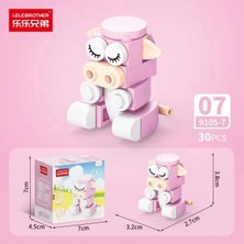 Syn Shop Pig Domuz Mini Animals Hayvanlar 30PARÇA Bricks 3D Yap Boz 3 Boyutlu Puzzle Yapı Blok Oyuncak Hediye