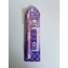 Syn Shop Kuromi Versatil Uçlu Mekanik Basmalı Kalem 07 Uç Y2k Kpop Kırtasiye Okul Ofis İhtiyaçları