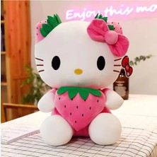 Syn Shop Hello Kitty Sevimli Kedi 55 cm Peluş Oyuncak Yumuşak Uyku Oyun Arkadaşı Hediyelik
