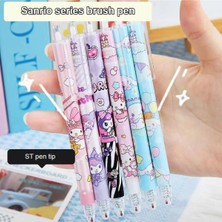 Syn Shop Sanrio Cinnamoroll My Melodi Melody Kuromi Hello Siyah 6lı Tükenme Jel Kalem Set Doğum Günü Hediye