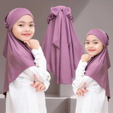 Syn Shop Kız Çocuk Ithal Pratik Hazır Kolay Baş Örtüsü Eşarp Şal Bone Likralı Hijab Hediyelik