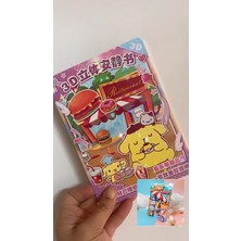 Syn Shop Pompompurin 3D Karton Evcilik Oyunu Dıy Aynı Parça Arasına Yapışkan Kâğıt Ile Hazırlanır Hediyelik