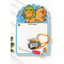 Syn Shop Capybara Kapibara Yaz Sil Tahtası Elmas Mozaik Kendin Yap Dıy Boyama Seti Boncuklu Taşlı Taşlama
