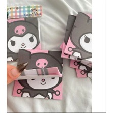 Syn Shop Sanrio Kuromi Y2k Kpop Yellow Dog Kare Not Defteri Kawaii Blok Küp 50 not sayfası Hediye