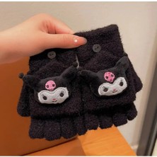 Syn Shop Sanrio Kuromi Cinnamoroll My Melodi Melody Parmaksız Kışlık Yumuşak Kar Eldiven Kız Çocuk Genç