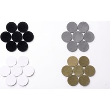Texfix Yamayi, Ütü ile Yapışan Yama, Yapışkanlı Yama, 3.8 cm Çapında Yuvarlak, Yıkamaya Dayanıklı, Dikiş Gerektirmez (24, Suede-1, Yuvarlak)