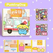Syn Shop Cinnamoroll Pompompurin Manyetik Mıknatıslı Evcilik Oyunu Sessiz Kitap Bebek Giydirme Hediyelik