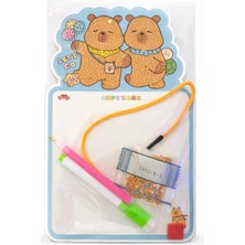 Syn Shop Capybara Kapibara Yaz Sil Tahtası Elmas Mozaik Kendin Yap Dıy Boyama Seti Boncuklu Taşlı Taşlama