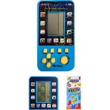 Syn Shop Retro Tetris Mavi Game Atari Oyun Konsolu Oyuncak Çocuk Yetişkin Hediyelik