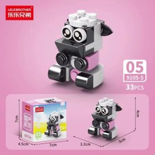 Syn Shop Sheep Kuzu Mini Animals Hayvanlar 33PARÇA Bricks 3D Yap Boz 3 Boyutlu Puzzle Yapı Blok Oyuncak