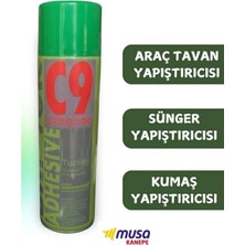 Tavan Yapıştırıcısı 100°C Dayanıklı - Döşeme Yapıştırıcı - Sprey Yapıştırıcı - Uni-Tek C9 Aerosol