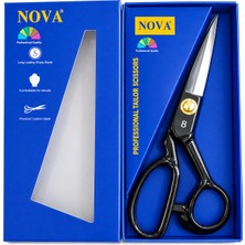 Nova 8 Numara Terzi Kumaş Kesim Makas + Metal Makas ( 20 cm )