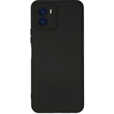 Uryport Vivo Y15S Kılıf Nano Içi Kadife Silikon - Siyah