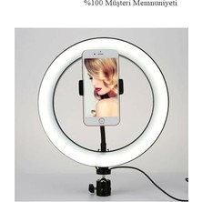 Ertürk Store 10 Inç Beyaz LED Ring Light Başlık, Tüm Ring Light'larla Uyumlu