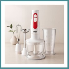 Trendexa El Blender Seti (Doğrayıcı, Mixer, Blender) - 2 Kademe, 600ML Hazne, 700ML Ölçü Kabı Mac